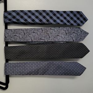 Set of 4 men's ties